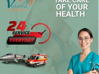 Vedanta Air Ambulance Service in Gaya with Incomparable Medical Aids