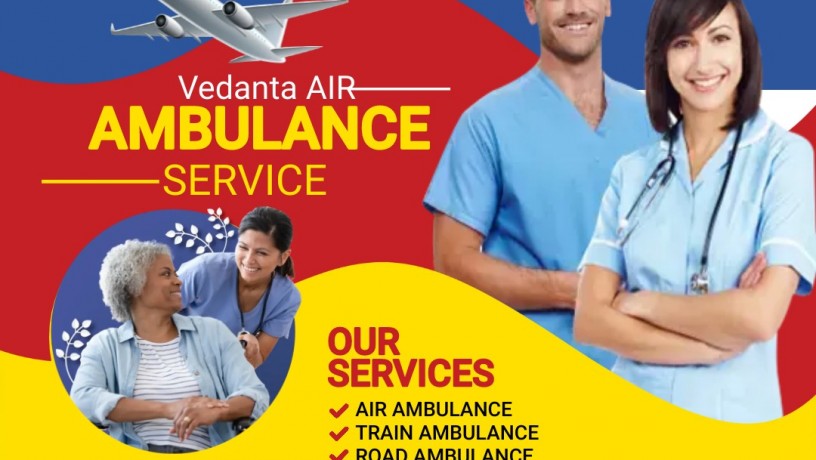 vedanta-air-ambulance-service-in-udaipur-with-the-well-trained-medical-team-big-0