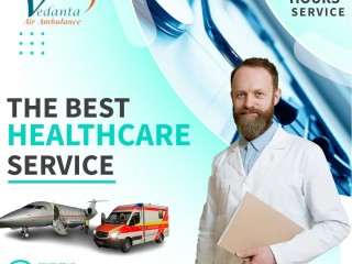 Vedanta Air Ambulance Service in Bikaner with Well-Experienced Medical Crew