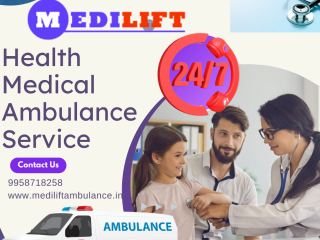 Ambulance Service in Pitampura, Jharkhand by Medilift| Life saves Transport