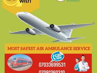 Take Supreme King Air Ambulance Service in Patna with ICU Setup