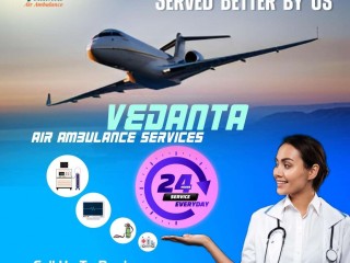 Vedanta Air Ambulance Service in India with a Highly Qualified Medical Team