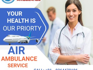 Top-Grade ICU System with Completely Safe Patient Transfer in Siliguri by Sky Air