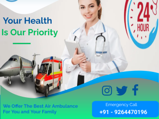 Fully Furnished Air Ambulance in Jabalpur by Sky Air Ambulance