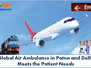 Use Hi-Tech Ventilator setup with Global Air Ambulance Service in Raipur