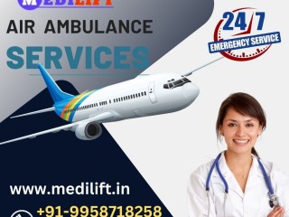 Hire Air Ambulance in Chandigarh via Medilift for the Prime and Safe Emergency Shifting