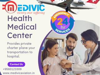 Air Ambulance Service in Aurangabad, Maharashtra by Medivic Aviation| highly developed Medical staffs