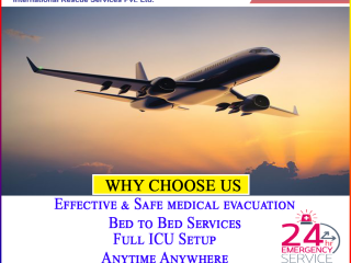 Aeromed Air Ambulance Services in Kolkata - Shift the Patient Frequently by Giving Us One Call