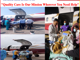 Aeromed Air Ambulance Services in Mumbai - Commercial Stretcher & ICU Setup Are Available
