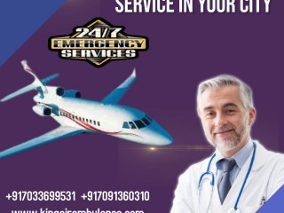 Hire Air Ambulance Service in Bhubaneswar by King with Finest Medical Team