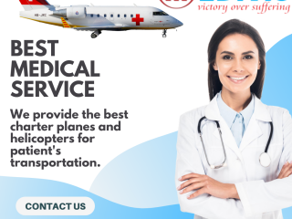 Air Ambulance Service in Gorakhpur, Uttar Pradesh by Medivic Aviation| Private Charter Plane Service