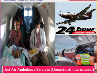 Aeromed Air Ambulance Services in Patna, Safe, And Fast to Arrive