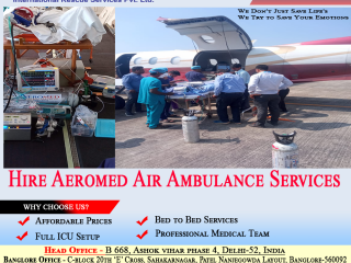 Aeromed Air Ambulance Services in Bangalore - All Medical Facilities on A Perfect Budget