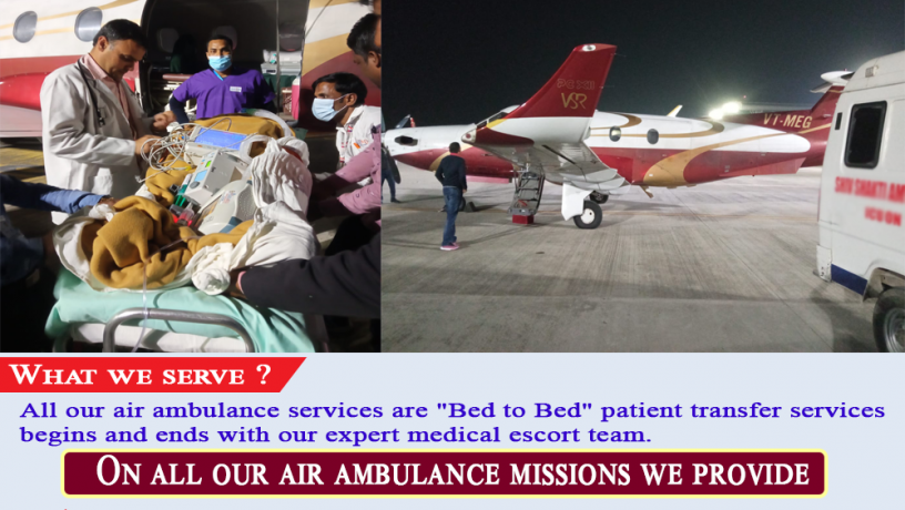 aeromed-air-ambulance-services-in-siliguri-icu-setup-and-commercial-stretcher-all-the-time-available-big-0
