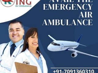 Pick  Hassle-Free Air Ambulance in Ranchi with Medical Support by King