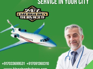 Gain Air Ambulance Services in Bhopal by King with  Dedicated Medical Team