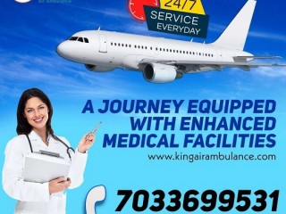 Pick Hassle-Free King Air Ambulance in Kolkata at an Affordable Price