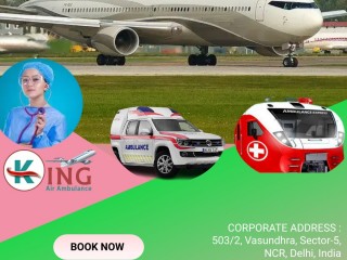 Hire Foremost Air Ambulance in Dimapur by King
