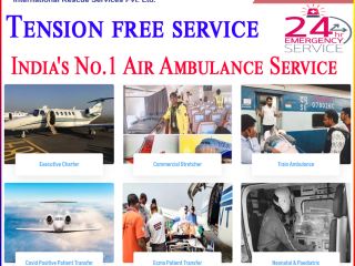 Aeromed Air Ambulance Services in Jabalpur - Get Quick Relief in The Journey Hour
