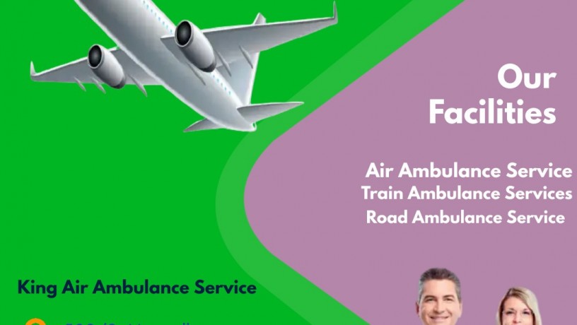 gain-air-ambulance-in-siliguri-by-king-with-advanced-medical-facilities-big-0