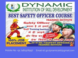 Book Your Seat At The Best Safety Institute in Patna By DISD