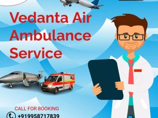 Vedanta Air Ambulance Service in Jodhpur with Specialized Medical Crew