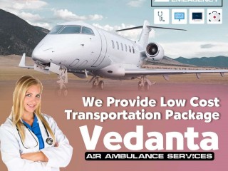 Vedanta Air Ambulance Services in Gaya with Well-Experienced Medical Team