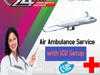 Air Ambulance in Dibrugarh by King with Safest Shifting