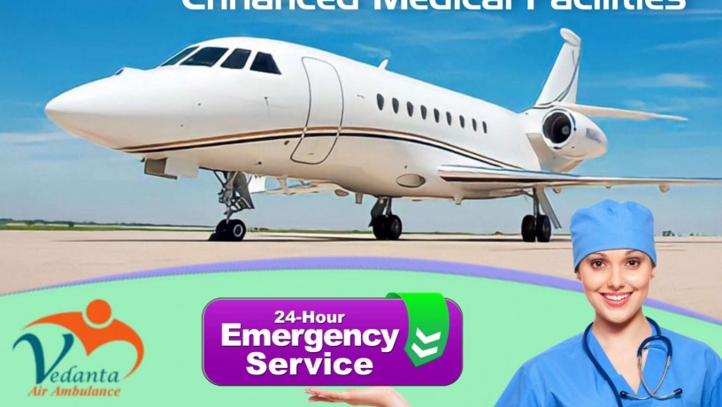 vedanta-air-ambulance-service-in-udaipur-with-a-highly-professional-healthcare-team-big-0