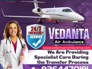 Vedanta Air Ambulance Service in Vijayawada with All Modern Medical Tools