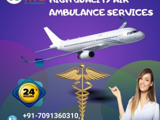 King Air Ambulance in Jamshedpur-with Advanced Medical Tool