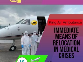 Book Hassle-Free Air Ambulance Services in Indore by King