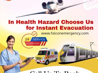 Falcon Emergency Train Ambulance in Bangalore for shifting critical patients