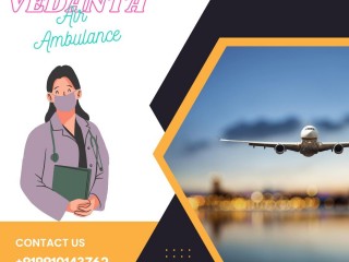Vedanta Air Ambulance in Patna with All Medical Features