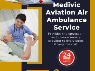 Air Ambulance Service in Coimbatore, Tamil Nadu by Medivic Aviation| highly developed Medical staffs