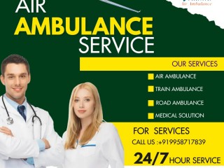 Vedanta Air Ambulance Service in Kharagpur with Special Healthcare Unit