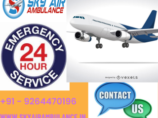 Super Specialty Air Ambulance Service in Jaipur by Sky Air