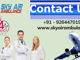 Hi-Tech ICU Air Ambulance Service in Brahmapur by Sky Air Ambulance
