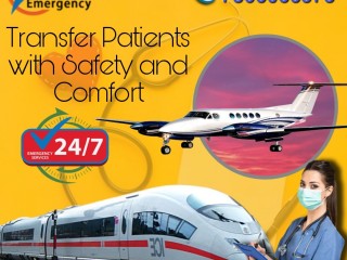 Falcon Emergency Train Ambulance in Varanasi is considered the Best Medium