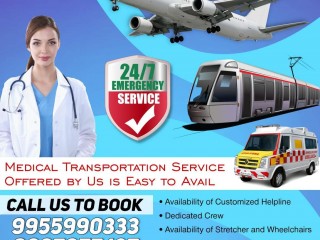 Take Modernized Medical Facility by Panchmukhi Air Ambulance Service in Varanasi