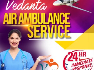 Vedanta Air Ambulance Services in Jaipur with Unmatched Medical Facilities