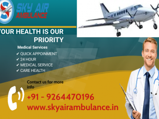 Sky Air Ambulance in Kozhikode with the Latest and Hi-tech Medical Equipment