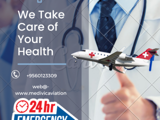 Air Ambulance Service in Udaipur, Rajasthan by Medivic Aviation| Transfer Critical Patients