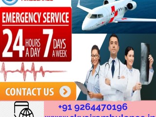 Fully Advanced ICU Ambulance Service in Vishakhapatnam by Sky Air