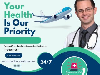 Receive the Rapid and Trustworthy Air Ambulance in Mumbai by Medivic