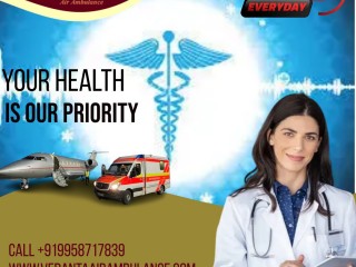 Vedanta Air Ambulance Service in Jammu with the Best Medical Care Team