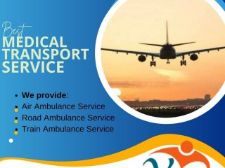 Hire The fastest Air Ambulance service in Darbhanga with Medical Doctor