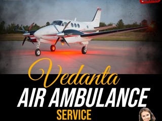 Vedanta Air Ambulance Service in Jammu with Efficient Medical Team