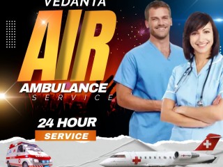 Vedanta Air Ambulance Service in Gorakhpur with Safe Transport Medical