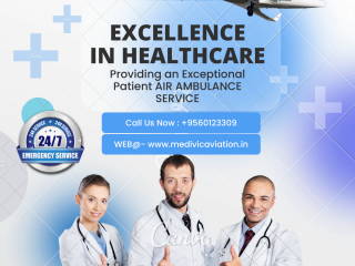 Air Ambulance Service in Dehradun, Uttarakhand by Medivic Aviation| Offer Proper safety to patients